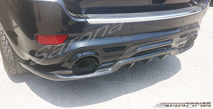 Custom Jeep Grand Cherokee  SUV/SAV/Crossover Rear Lip/Diffuser (2011 - 2020) - $1790.00 (Part #JP-004-RA)